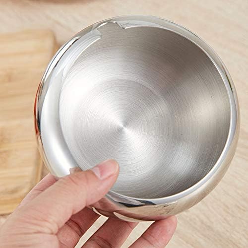 Stainless Steel Sugar Bowl with Clear Lid and Spoon, Polishing Process, Easy to Clean- 530ml/ 18 Oz