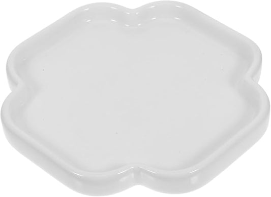 Ceramic Snack Platter Elegant Chinese Style Dessert Serving Plate for Fruits Cookies and Appetizers Fine Craftsmanship and Unique Design for Home Entertaining