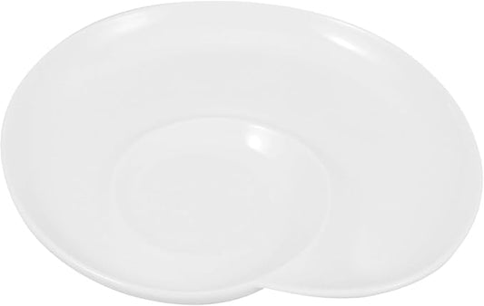 BESTYASH Adult Portion Control Ceramic Plate Snack Serving Tray Appetizer Plate