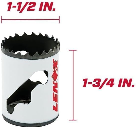 Lenox 1-1/2 Inch Speed Slot Bi-Metal Hole Saw