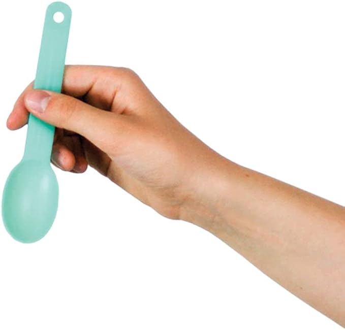 1000-Count XL Crazy Color Changing Spoons Green to Blue | Disposable Dessert Spoons for Ice Cream | Frozen Dessert Supplies
