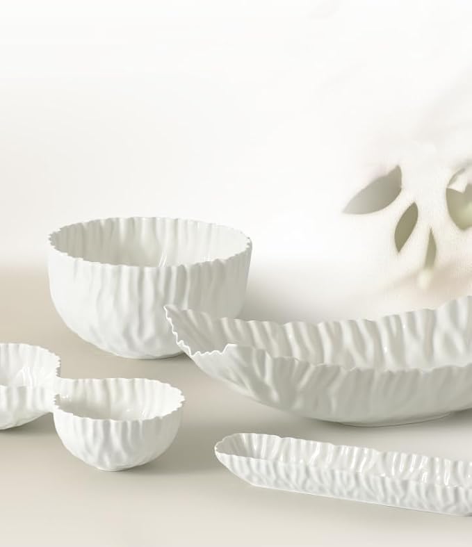 Pampa Bay Mascali Bianca Rectangular Tray, 15" x 7.5" x 1"