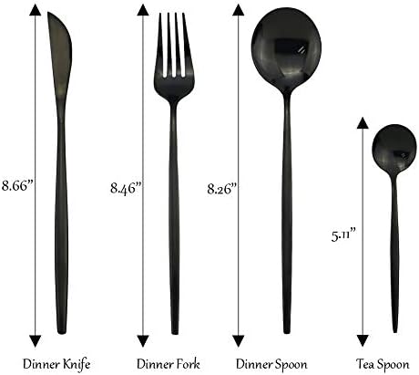 Gold Silverware Set, 24-Piece Stainless Steel Flatware Set Service For 6, Mirror Polished White Handle Tableware Cutlery Set Knife Fork And Spoon For Home & Restaurant, Dishwasher Safe