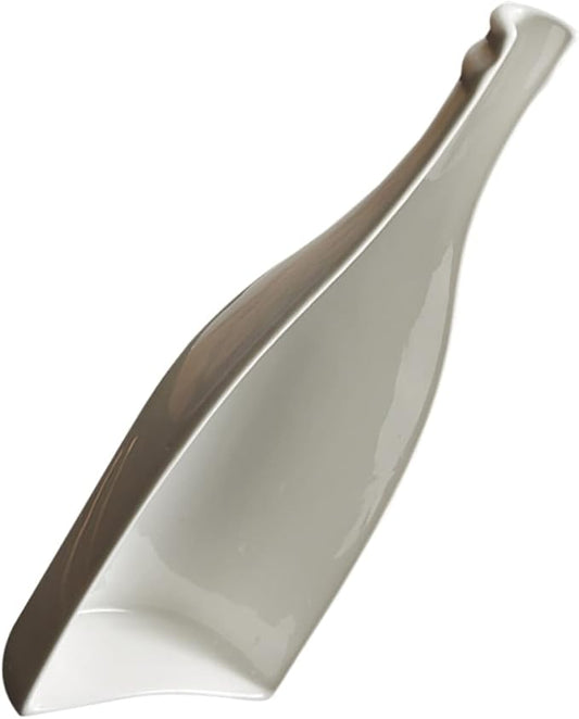 Shaped Wine Bottle Plate Wine Bottle Display Ceramic Plate Delicate Dinner Utensil
