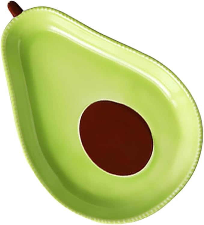 1pc Avocado Shape Ceramic Plate Medium Appetizer and Dessert Dish for Fruits and Snacks for Parties Family Gatherings and Restaurants