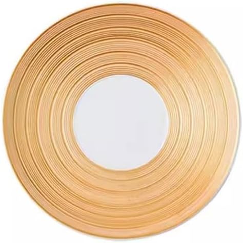 SONGCHAO Party Supplies Western Dinner Plate, Steak Plate, Dish Plate, Household Salad Deep Plate, Ceramic Creative European Tableware Party Plates (Size : Large)