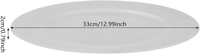 Sliver Plastic Charger Plates Set of 100, 13” Reusable Party Chargers for Dinner Plates, Elegant Round Service Plate Chargers Bulk Decorative for Wedding, Catering Table Decor