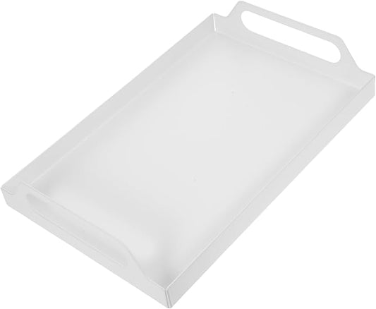 Zerodeko 1pc Serving Tray Rectangular Snack Plate for Fruits Desserts Breakfast for Home Restaurant Parties Easy to Clean