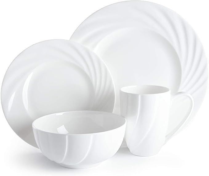 Porcelain Combination SetsPorcelain Kitchen Dinnerware Set Ceramic Tableware China dinnerware Set 16pcs, Round Plates, Dinnerware Sets, Dinner Plates, Plates an