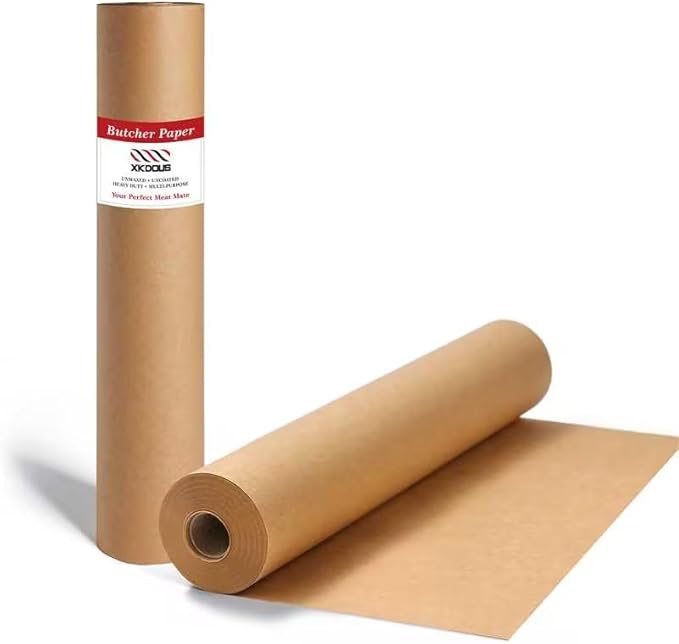 Brown Butcher Paper Roll - 24 Inch X 200 Feet For Cooking, Packing & Smoking