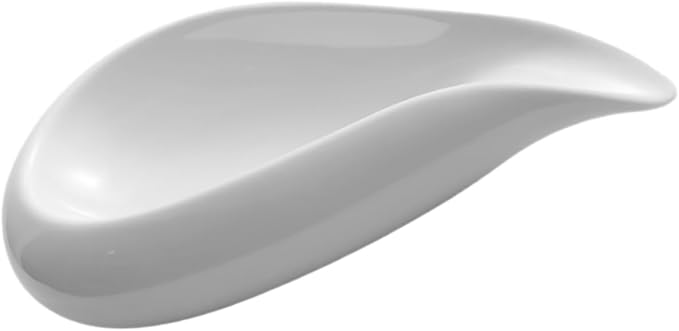 GLEAVI Irregular Ceramic Appetizer Plate 1-Piece Food Serving Dish Deep Bowl Plate for Fruits Nuts and Snacks for Parties and Restaurants