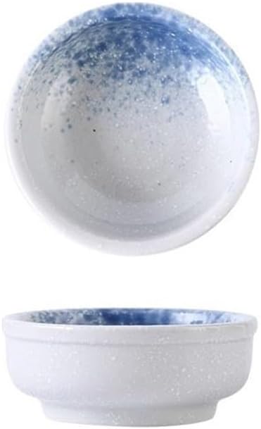 Appetizer Plates Sauce Dish, Ceramic Dipping Bowls, Small Side Dishes for Dips Appetizer Snacks Condiments for Condiment