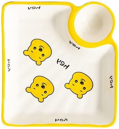 Multi Purpose Appetizer Ceramic Tray Vinegar Bowl Elegant Sushi Cookie Serving Dishes Dipping Sauce Plate for Dumplings French Fries Snacks Homes Restaurants Design Sense Souvenirs