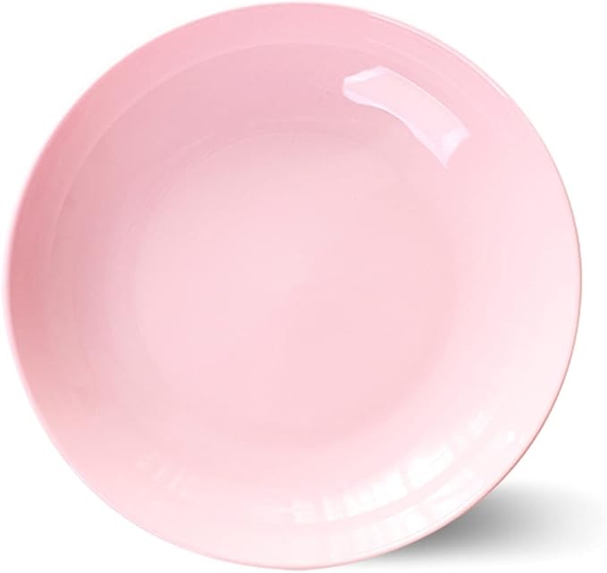 Kitchen Plates Ceramic Plate Salad Sushi Plate Ramen Fruit Steak Plate Suitable for Home Kitchen Restaurant Restaurant Plates(7in-B)