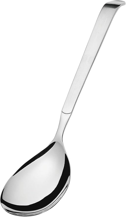 Amefa Stainless Steel Serving Set 3 Piece Large:Spoon, Large Salad, Large Salad Serving Fork