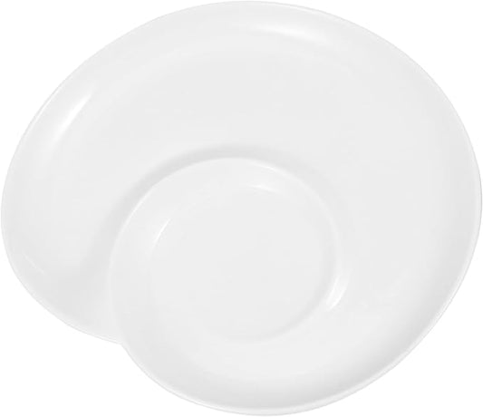 Serving Tray Ceramic Plate Dumpling Party Platter Dividers and Holder for Snacks