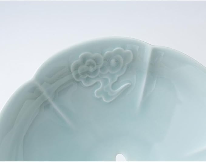 SONGCHAO Party Supplies Sashimi Plate Dry Ice Plate Japanese Creative Tableware Display Plate Ceramic Japanese Food Presentation Fish Plate Party Plates (Color : B)