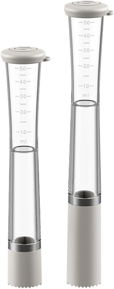 Muddler for Cocktails 2-in-1 Drink Muddler and Jigger Bartender Tool Set for Lemon Drinks Mojitos Cocktail Ice Crusher Pack of 2
