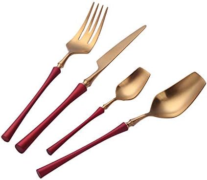 Stainless Steel Flatware serving set,Home Kitchen Eating Tableware Set,Dishwasher Safe,For Home Kitchen Restaurant Hote Stainless Steel Western Food Tableware Western Food Knife, Fork And Spoon Househ