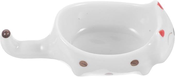 Happyyami Cute Cat Sauce Dish Appetizer Plate for Dipping Soy Sauce Condiments Dishwasher Safe Parties Housewarming and Birthdays