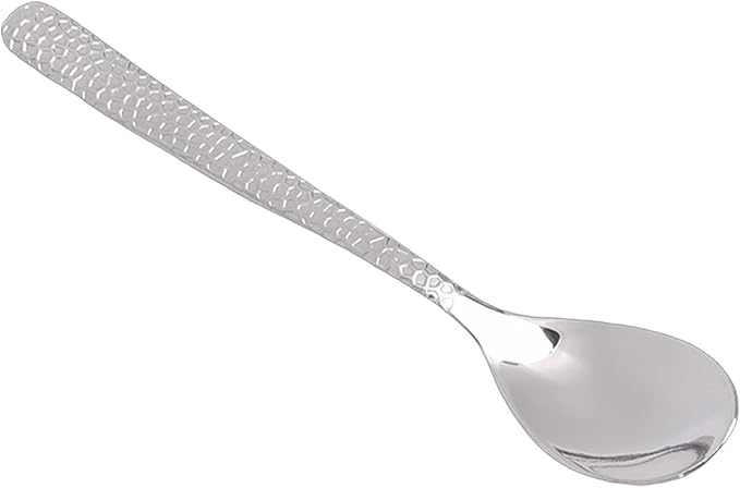 Zerodis Hammered Silverware Set for 4, Serving Sets Cutlery Set Include Forks and Spoons Knives Flatware for Home, Party, Wedding, Mirror Polished Dishwasher Safe Hammered Silverware (Silver)