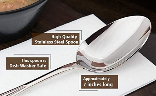 Couple gifts for him and her-My ice cream spoon engraved stainless steel ice cream and dessert spoons, sister and cousin gifts kitchen utensils,7 inches