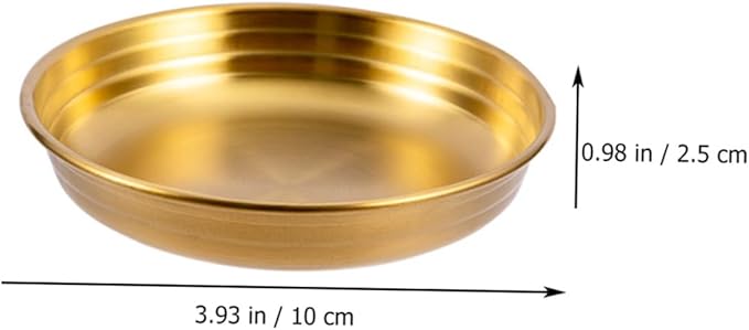 Korean Style Seasoning Dish Flat Small Condiment Bowl for Dipping Sauce Food-Grade Ceramic Appetizer Plate for Kitchen and Dining