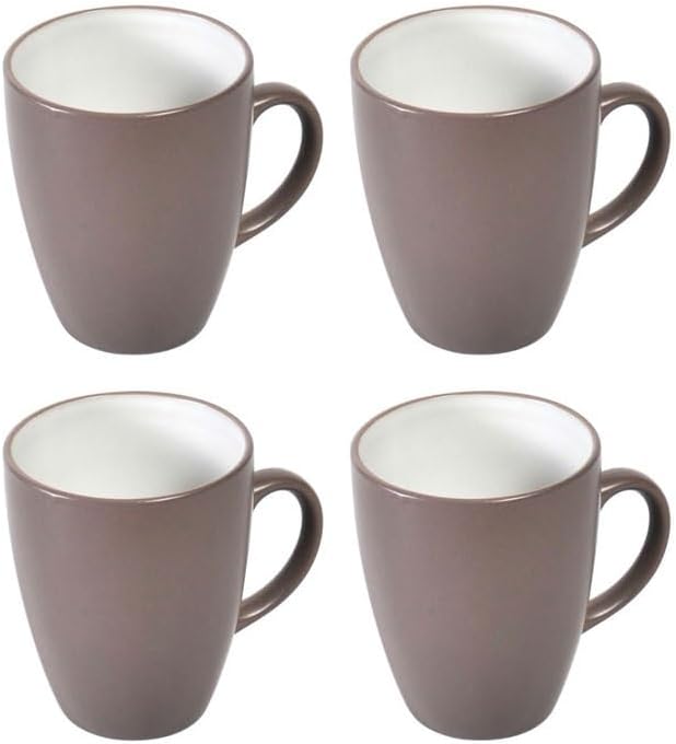 Tableware Set of Plates Dinner Sets 16-Piece Stoneware Dinnerware Set Food Plate Ceramic Dishes to Eat Dish (E As Shown)