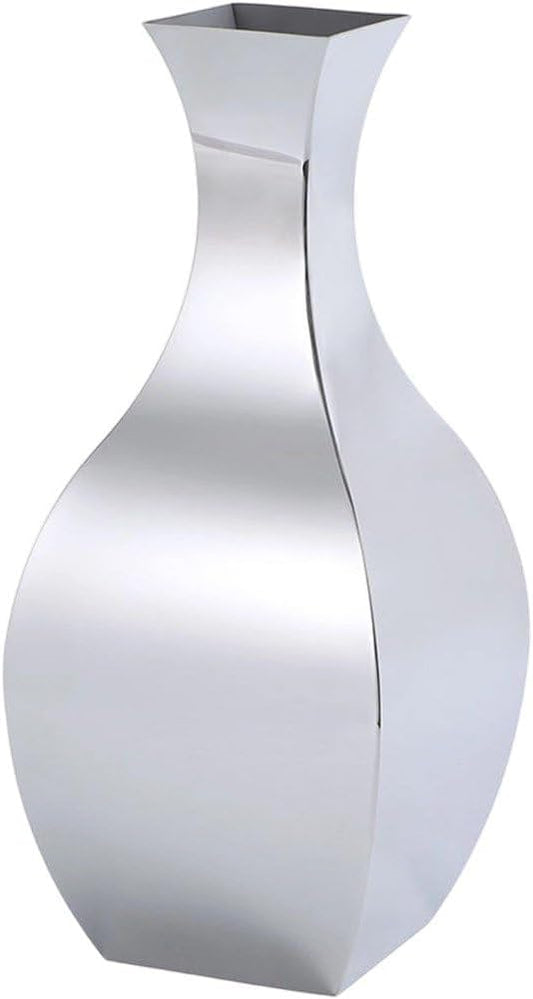 Stainless Steel Vase Flower Arrangement Vase Metal Flower Container for Living Room Bedroom Decoration Accessory