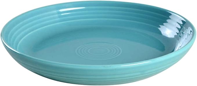 Fiesta® Luncheon Bowl Plate (8.5") – Durable Ceramic, Lead-Safe, Dishwasher/Microwave/Oven Safe – Made in USA Dinnerware - Turquoise