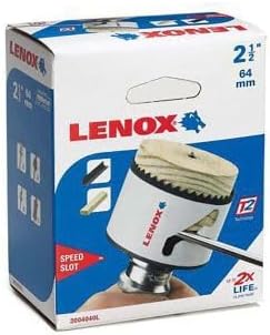 Lenox 2-1/2 Inch Speed Slot Bi-Metal Hole Saw