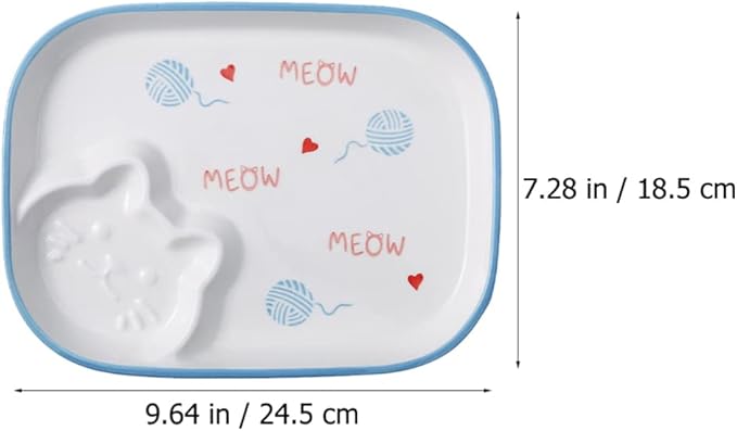 Hemoton 1pc Ceramic Dumpling Plate Sauce Compartment Multi-purpose Food Serving Plate for Appetizers Snacks and Desserts Lightweight Easy to Clean for Home and Restaurant Use