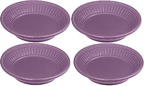 Lenox French Perle Lavender 4 Dessert Plates LIGHT PURPLE New in box