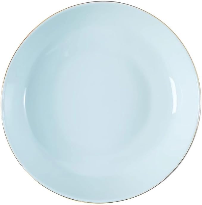 SONGCHAO Party Supplies Creative Phnom Penh Celadon Plate Dish Plate Household Ceramic Plate Set Nordic Dinner Plate Party Plates (Size : Large)