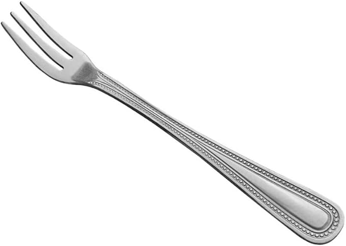 Soro Essentials- Stainless Steel Pearl Oyster Fork Set of 24- Serving Utensils Serving Flatware Cutlery Kitchen Tableware Buffet Serving Utensils for Home Kitchen and Restaurant