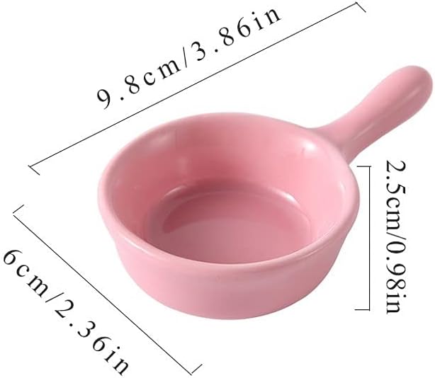 snack plate Soy Sauce Dish Small Bowls Dipping Condiment Server Mini Dipping Soy Sauce Dishes Ceramic Sushi Snack Appetizer Plates Set with Handle snack tray