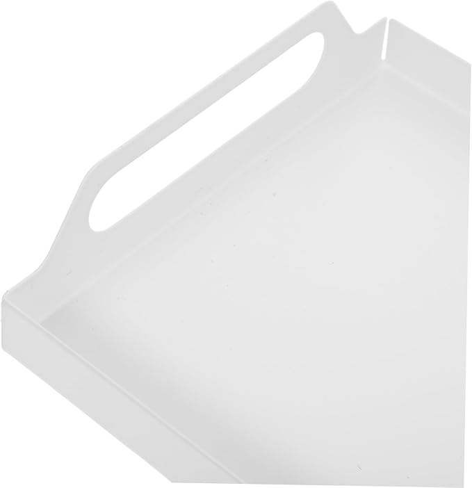 GLEAVI Nordic Stainless Steel Rectangular Serving Tray Food Plate for Fruits and Desserts Sturdy and Easy to Clean for Parties and Entertaining