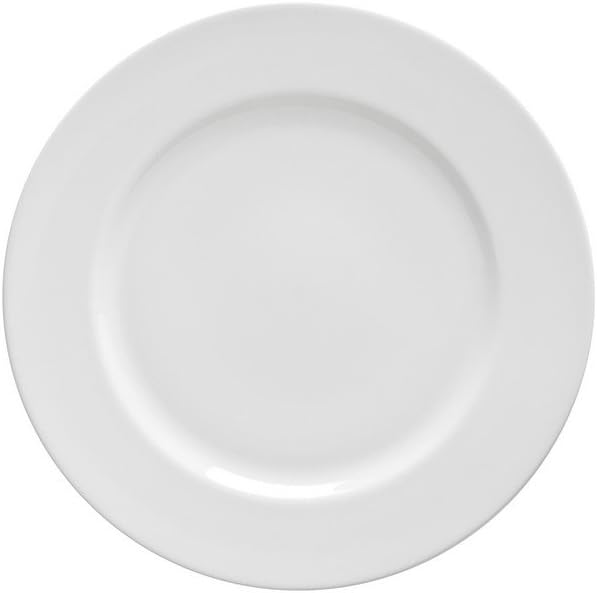 10 Strawberry Street Royal White 7" Bread & Butter Plate, Set of 6, White