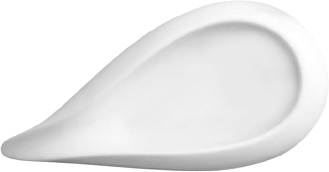 PRETYZOOM Ceramic Serving Plate Unique Food Display Dish for Appetizers Fruits and Soups for Home Parties and Restaurants