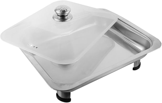 Veemoon Buffet Serving Tray with Lid Chafing Dish for Catering Food Serving Tray for Parties Gatherings and Events