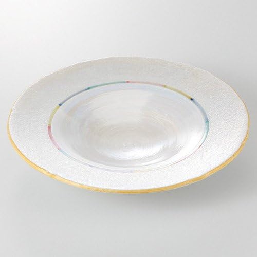 Raster Color 7.0 Plate, 8.4 x 1.3 inches (21.3 x 3.4 cm), 17.6 oz (500 g), Appetizer Plate, Restaurant, Ryokan, Japanese Tableware, Restaurant, Commercial Use