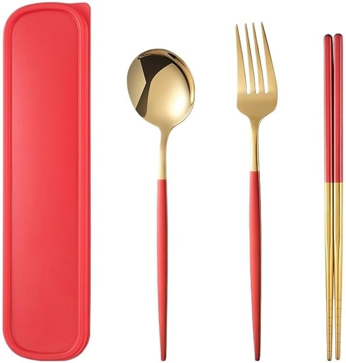 Stainless Steel Flatware serving set,Home Kitchen Eating Tableware Set,Dishwasher Safe,For Home Kitchen Restaurant Hote 3/12/18/24/30/36 Pieces Stainless Steel Portable Tableware Portuguese Chopsticks