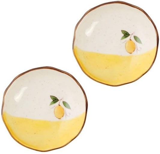 FAREWELL Dipping Bowls Dip Bowl Ceramic Soy Sauce Dishwashing Dish Condiment Soy Sauce Vinegar Sushi Appetizer Plate Or Condiment Appetizer Bowls (Color : C)