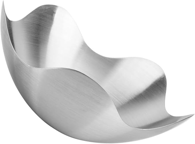 Cabilock 1pc Stainless Steel Steamer Silver Serving Dish Decorative Decoration Fruit Serving Plate Serving Tray Dish Metal Serving Platter Serving Platter Tray Silver Plate Serving Platters