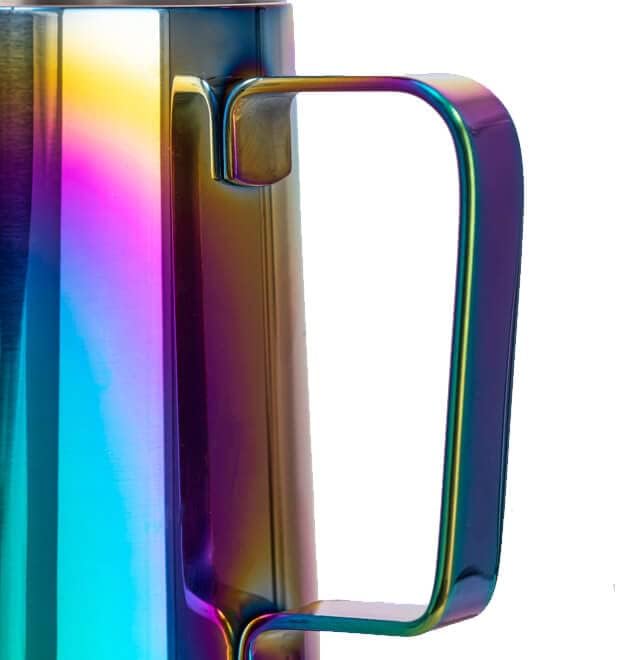 Frother Cup Stainless-steel Steam Pitcher – Espresso Accessories Milk frothing Pitcher Coffee Froth Jug Latte Art Steamer Pitcher 20 Oz Multicolor 600ml