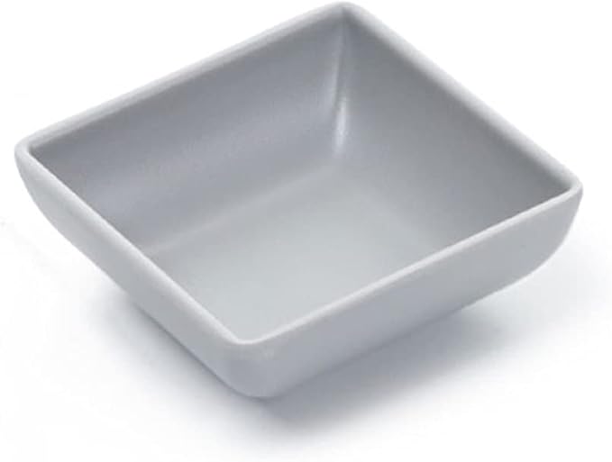 Condiment Tray Soy Sauce Dish Set of 10 Melamine Plastic Dipping Bowls Mini Appetizer Plates for Sushi Ketchup Soy Sauce Vinegar Serving Seasoning Dishes Dip Sets(A)