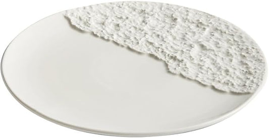 Dipping Bowls Steak Plate Ceramic Plate Dish Plate Creative Hotel Tableware Round Plate Pasta Plate Appetizer Bowls,One Color-S (One Color L)
