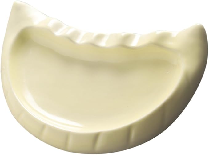 Unique Shape Dumpling Plate Ceramic Dinnerware Snack Plates for Style Table Setting