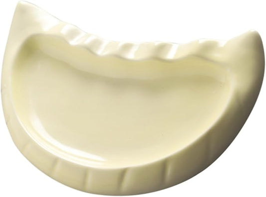 Unique Shape Dumpling Plate Ceramic Dinnerware Snack Plates for Style Table Setting