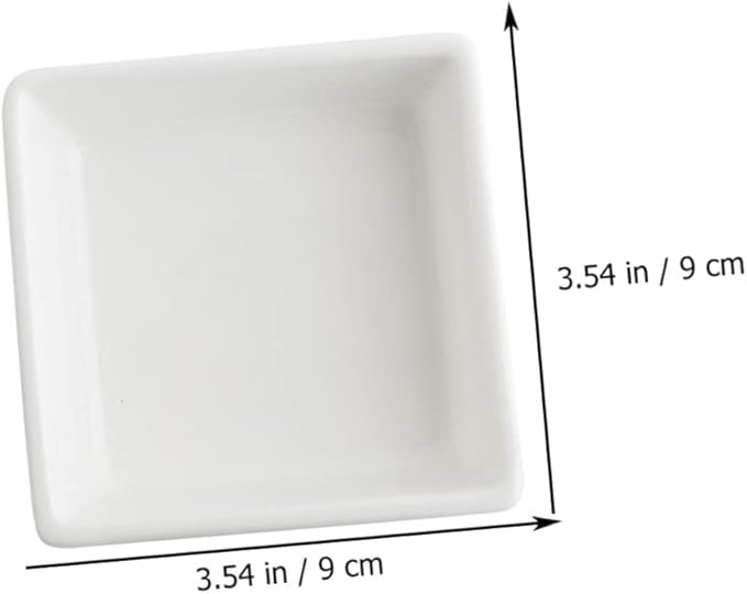 2pcs Sauce Dish Multipurpose Snack Dessert Holder for Sauces Spices and Appetizers for Home Restaurants and Buffets